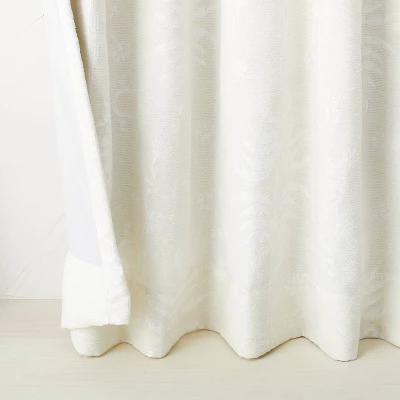 1pc Blackout Palm Frond Chenille Jacquard Window Curtain Panel - Opalhouse™ designed with Jungalow™ 1pc Blackout Palm Frond Chenille Jacquard Window Curtain Panel - Opalhouse™ Designed With Jungalow™ -Opalhouse GUEST 0432aec4 2acb 4d59 90ee 759950a239c9
