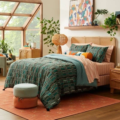 Jungalow Sun in the Water Comforter & Sham Set Teal - Opalhouse™ designed with Jungalow™ Jungalow Sun In The Water Comforter & Sham Set Teal - Opalhouse™ Designed With Jungalow™ -Opalhouse GUEST 16fd1d79 e39f 4504 af5b 5438de885bf4