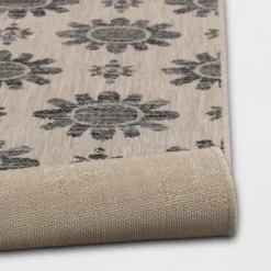 Dark Daisy Outdoor Rug Black - Opalhouse™ 4 Dark Daisy Outdoor Rug Black - Opalhouse™ -Opalhouse GUEST 2361835e c528 4e8b a801 5b5e7b52de57
