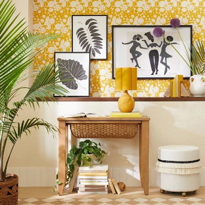 (Set of 2) 16" x 20" Leaf Duo Framed Canvases Black - Opalhouse™ designed with Jungalow™ (Set Of 2) 16" X 20" Leaf Duo Framed Canvases Black - Opalhouse™ Designed With Jungalow™ -Opalhouse GUEST 41a068ea b6db 4a97 9c4e deab5aa20aad