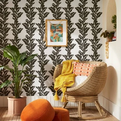 Botanical Leaf Peel and Stick Wallpaper Black/White - Opalhouse™ designed with Jungalow™ Botanical Leaf Peel And Stick Wallpaper Black/White - Opalhouse™ Designed With Jungalow™ -Opalhouse GUEST 4e33c7e9 90a0 436a 87ca 5d5bd5ee650a