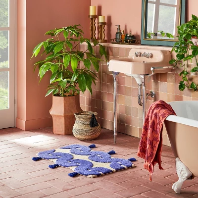 Concentric Wave Blue Bath Rug Blue - Opalhouse™ Designed with Jungalow™ Concentric Wave Blue Bath Rug Blue - Opalhouse™ Designed With Jungalow™ -Opalhouse GUEST 580f72e0 2a8b 4288 a6ee 85169fa52b32