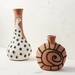 Spiral Shell Terracotta Vase Brown - Opalhouse™ Designed With Jungalow™ 4 Spiral Shell Terracotta Vase Brown - Opalhouse™ Designed With Jungalow™ -Opalhouse GUEST 5c2b58ed 0b3f 454c 91fa 9f37f0275e13