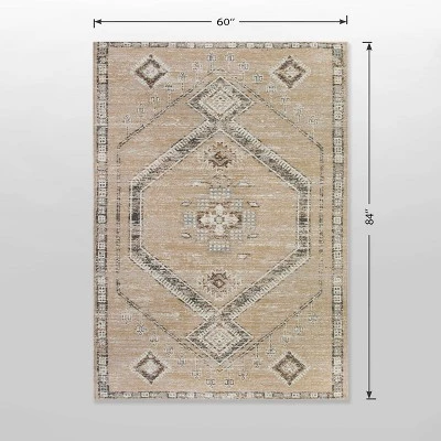 5'x7' Sunset Moroccan Tapestry Rectangular Woven Outdoor Area Rug Light Brown - Opalhouse™ 5'x7' Sunset Moroccan Tapestry Rectangular Woven Outdoor Area Rug Light Brown - Opalhouse™ -Opalhouse GUEST 600501e1 0d8a 42f2 9afb 1f6245befe8b