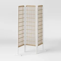 Southport 6' 3 Panel Decorative Patio Screen - Opalhouse™ -Opalhouse GUEST 6025a0eb db2d 482d a02c d88fb7cb01e5