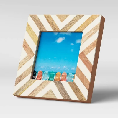 4" x 4" Resin and Wood Photo Frame - Opalhouse™ 4" X 4" Resin And Wood Photo Frame - Opalhouse™ -Opalhouse GUEST 614a5f5c 99a9 4f96 9a63 9c45ab7a8bfb