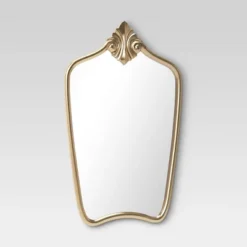 Gilded Decorative Wall Mirror Brass - Opalhouse™ -Opalhouse GUEST 65be4810 0820 4192 82f9 2fd51fd53725