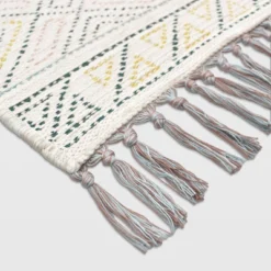 7'x10' Multi Dot Fringed Rectangular Woven Outdoor Area Rug Multicolor - Opalhouse™ 4 7'x10' Multi Dot Fringed Rectangular Woven Outdoor Area Rug Multicolor - Opalhouse™ -Opalhouse GUEST 6f6399a9 4af4 4e29 8b74 3198fb5069d8