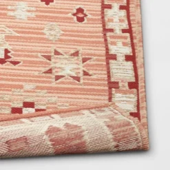 5'x7' Tapestry Rectangular Woven Outdoor Area Rug Red/Pink - Opalhouse™ 4 5'x7' Tapestry Rectangular Woven Outdoor Area Rug Red/Pink - Opalhouse™ -Opalhouse GUEST 77b641b6 dcd1 40f9 b161 7be739e1e714