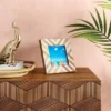 4" X 4" Resin And Wood Photo Frame - Opalhouse™ -Opalhouse GUEST 7fdafc47 a22d 4d9a 91a7 64b6f4204e8f