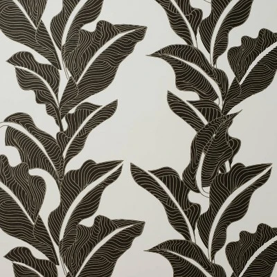 Botanical Leaf Peel and Stick Wallpaper Black/White - Opalhouse™ designed with Jungalow™ Botanical Leaf Peel And Stick Wallpaper Black/White - Opalhouse™ Designed With Jungalow™ -Opalhouse GUEST 88bc418e 6ebd 4bfb a4a1 caa4d7f658fc