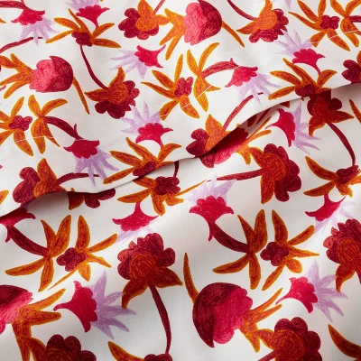 Printed Cotton Percale Sheet Set - Opalhouse™ designed with Jungalow™ Printed Cotton Percale Sheet Set - Opalhouse™ Designed With Jungalow™ -Opalhouse GUEST 8b19400e 5850 447a a1d9 d8c7fe348e38