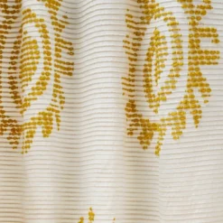 1pc 50"x84" Light Filtering Jacquard Curtain Panel Gold - Opalhouse™ Designed With Jungalow™ 4 1pc 50"x84" Light Filtering Jacquard Curtain Panel Gold - Opalhouse™ Designed With Jungalow™ -Opalhouse GUEST 914fca59 4940 4a38 977a d369d522b944