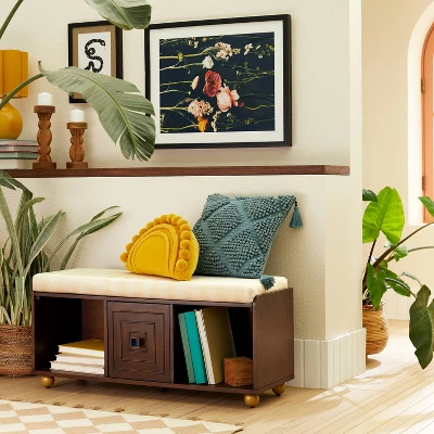 Serra Bench with Cushion - Opalhouse™ designed with Jungalow™ Serra Bench With Cushion - Opalhouse™ Designed With Jungalow™ -Opalhouse GUEST 924dec4c 54d6 40c9 bbce 7185003a5163