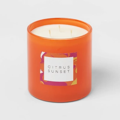 28oz Glass Citrus Sunset Candle Orange - Opalhouse™ 28oz Glass Citrus Sunset Candle Orange - Opalhouse™ -Opalhouse GUEST a36951ce 846e 4bbc a459 9c6535d06d46