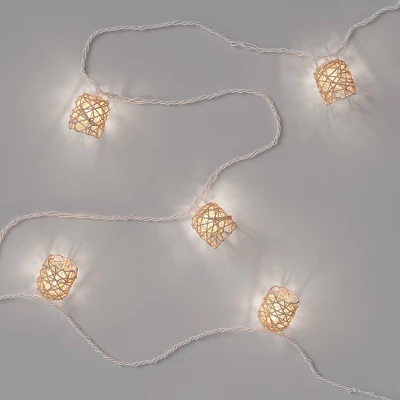 10ct Incandescent Mini Lights with Wrapped Rattan Hoods Brown - Opalhouse™ 10ct Incandescent Mini Lights With Wrapped Rattan Hoods Brown - Opalhouse™ -Opalhouse GUEST a73b4a3f be91 4631 ae36 7b09da579c68