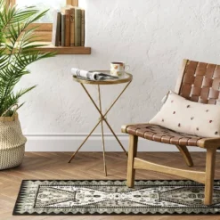 Opalhouse 8 Buttercup Diamond Vintage Persian Woven Rug - Opalhouse