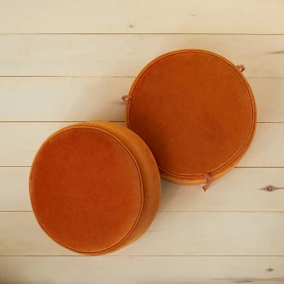 Olivia Round Pouf Rust - Opalhouse™ designed with Jungalow™ Olivia Round Pouf Rust - Opalhouse™ Designed With Jungalow™ -Opalhouse GUEST c9dd8b4f 6724 4b6d b4cd 58d229a78600