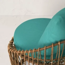 Topanga Club Chair With Ottoman - Blue/Brown - Opalhouse™ Designed With Jungalow™ 6 Topanga Club Chair With Ottoman - Blue/Brown - Opalhouse™ Designed With Jungalow™ -Opalhouse GUEST d55e6c02 0566 4024 be4f e642208a3e0f