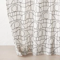 1pc Light Filtering Embroidery Bridges Window Curtain Panel White - Opalhouse™ Designed With Jungalow™ -Opalhouse GUEST ef34c50e f06b 4788 91d8 67cee1840fd9