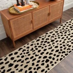 Daffodil Leopard Print Woven Rug - Threshold™ -Opalhouse GUEST fd7ce3b6 e6f3 40a7 83d7 ec02ffd3ec0b