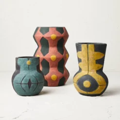 Small Geo Pattern Vase Yellow - Opalhouse™ Designed With Jungalow™ 4 Small Geo Pattern Vase Yellow - Opalhouse™ Designed With Jungalow™ -Opalhouse GUEST ffdfb76e 4af7 4a2f bf54 eb82c22ddd07